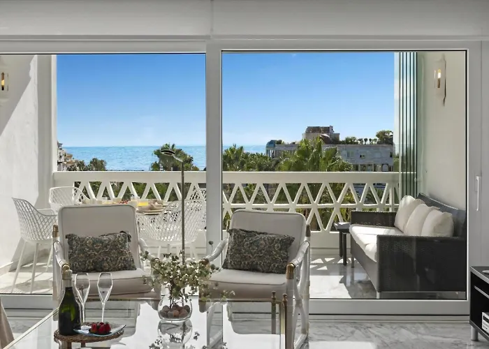 Vista Mar Y Piscina En Puerto Banus شقة *