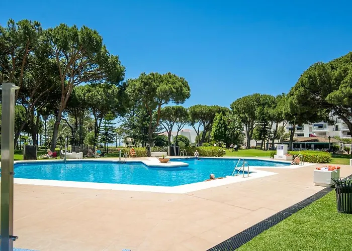 Vista Mar Y Piscina En Puerto Banus Appartement Marbellac