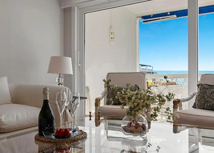 Vista Mar Y Piscina En Puerto Banus Appartement Marbellac
