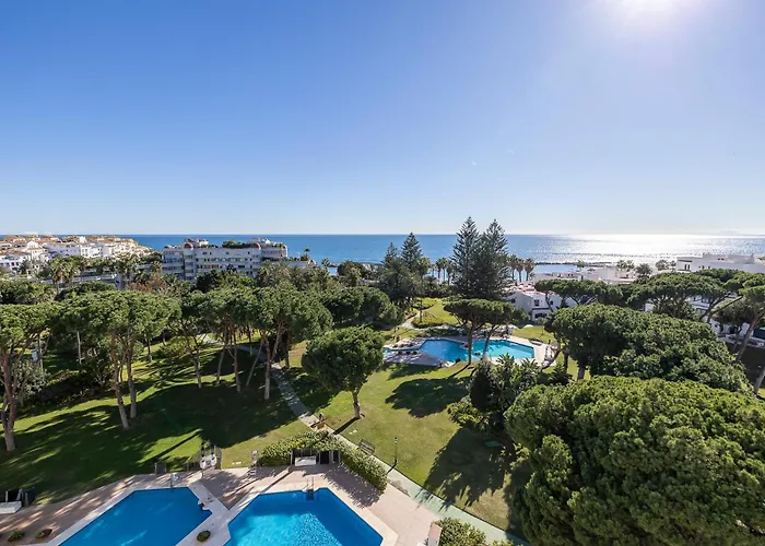 Apartamento Vista Mar Y Piscina En Puerto Banus Marbella